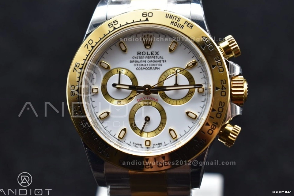 904L 757 BTF SS White Case and Daytona Best Edition SA 116503 Neat Dial Bracelet 1:1 0506